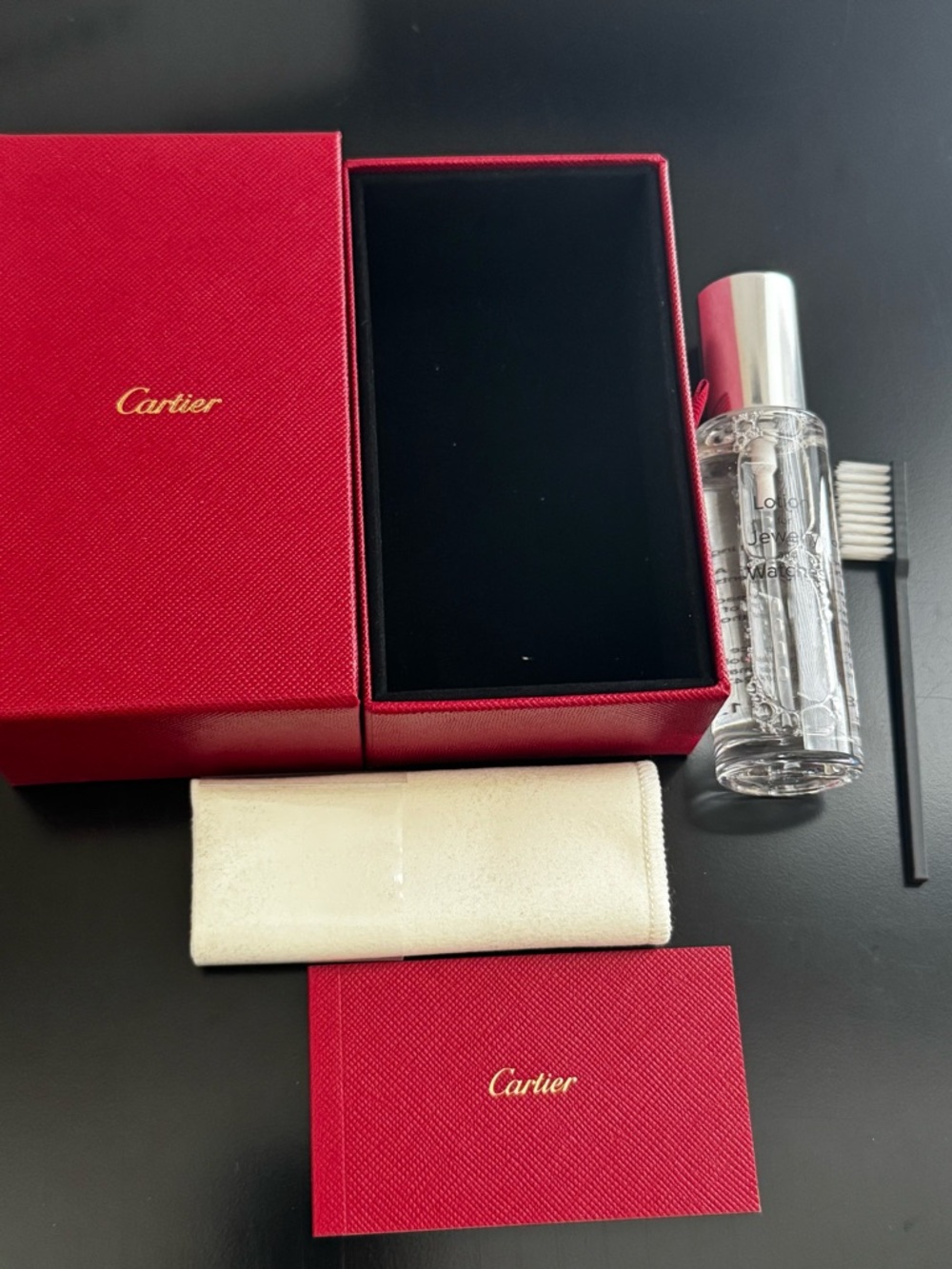 CARTIER Jewelry & Watch Cleaning Kit -Buffing & Polish Set -NEW NEVER USED